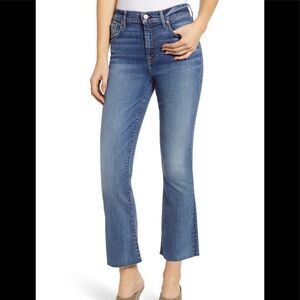 7 for all mankind high waist slim kick jeans  26